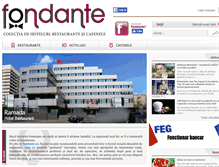 Tablet Screenshot of fondante.ro